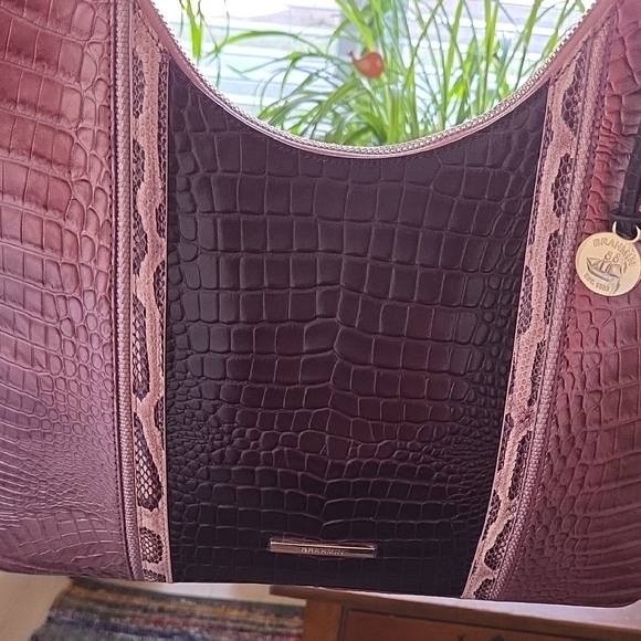 Brahmin Tabitha Shoulder Bag in Mellow Rose Jessamine. NWT RARE - Picture 2 of 16